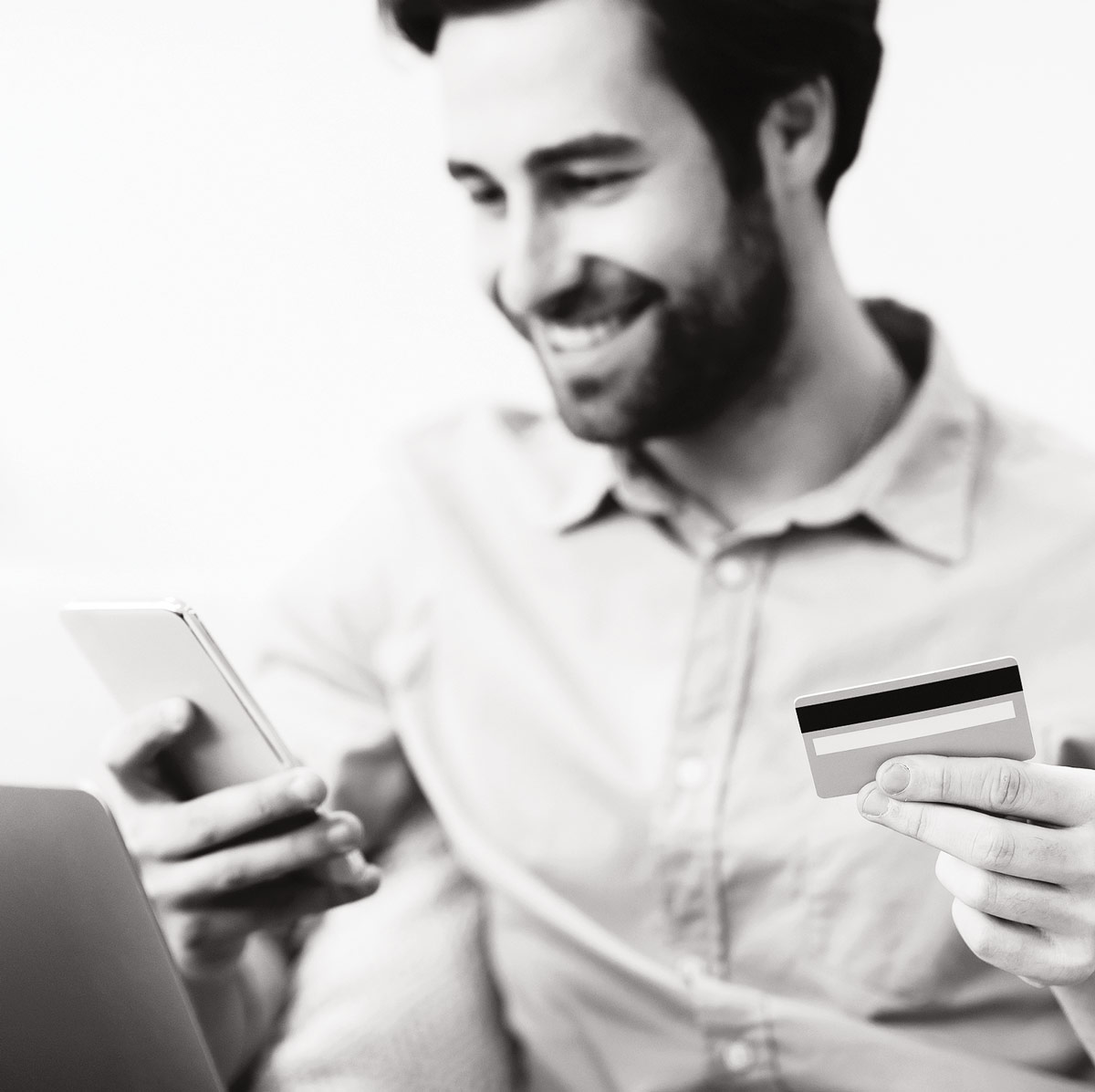 Open banking tablet user